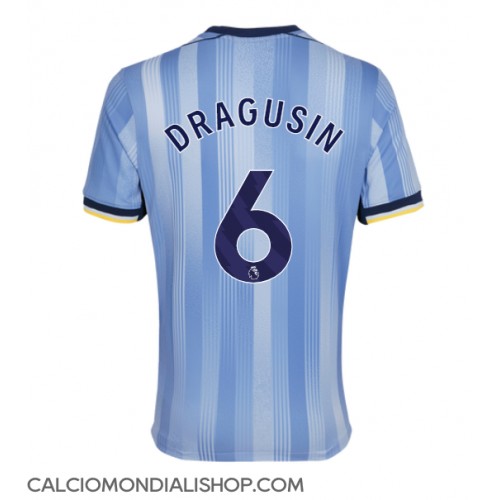 Maglie da calcio Tottenham Hotspur Radu Dragusin #6 Seconda Maglia 2024-25 Manica Corta